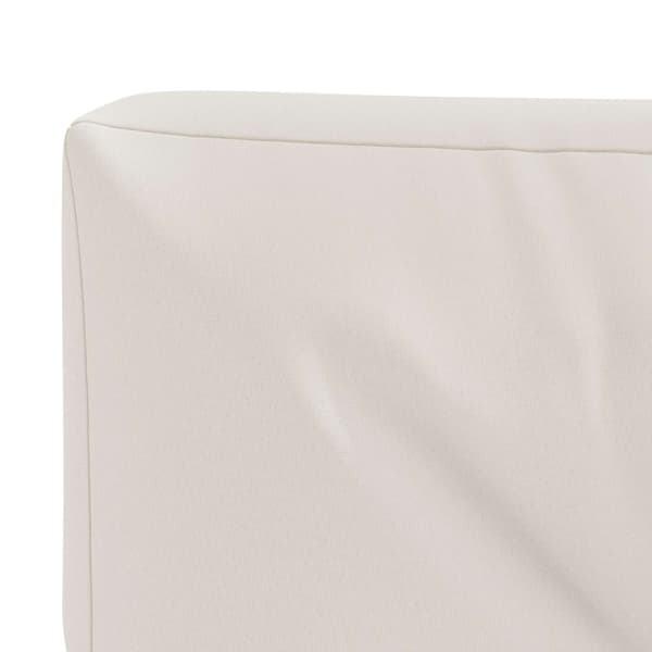 Pallryggkudde VIANEN 100% Polyester Vit 120 x 40 x 12 cm