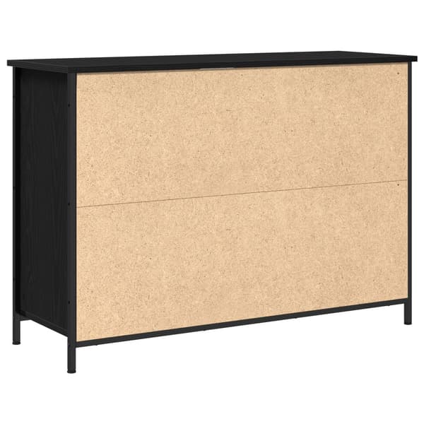 Sideboard Svart Ek 100 x 35 x 70 cm