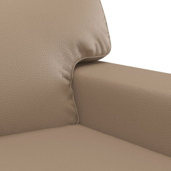 2-sitssoffa cappuccino 140 cm konstläder