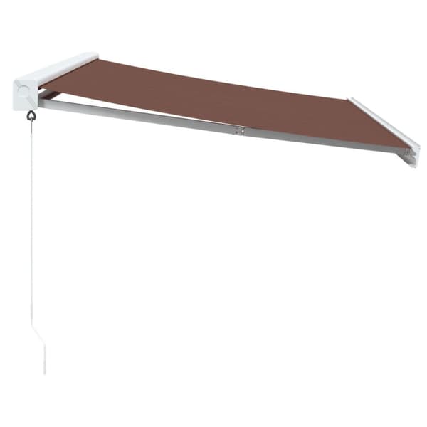 Markis manuellt infällbar 300x250 cm brun