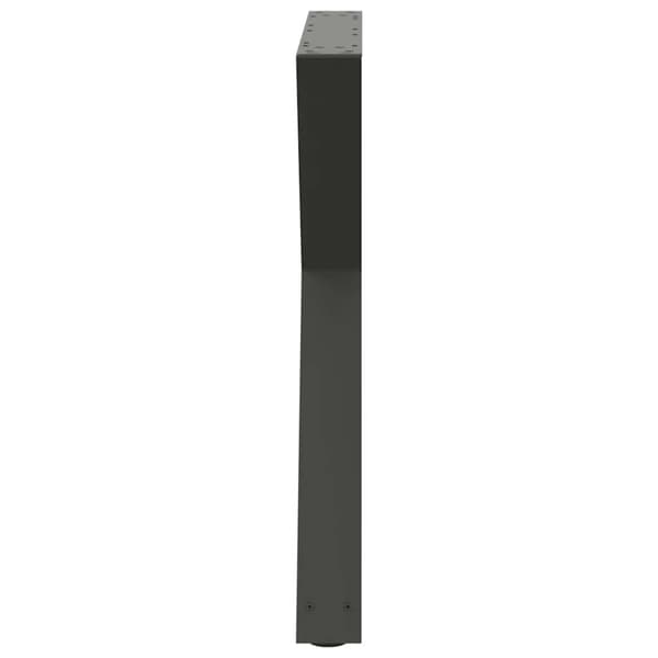 Matbordsben 2 st antracit 80x(72-73,3) cm stål