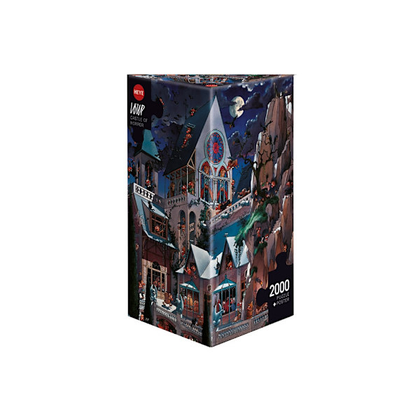 Triangular, Castle of Horror, Pussel, 2000 bitar, Heye