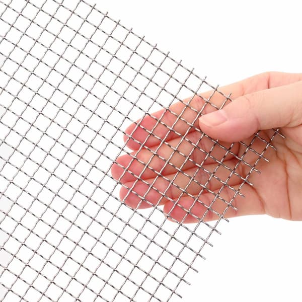Nätduk 120 x 500 cm 3 Mesh Rostfritt stål 201 Silver