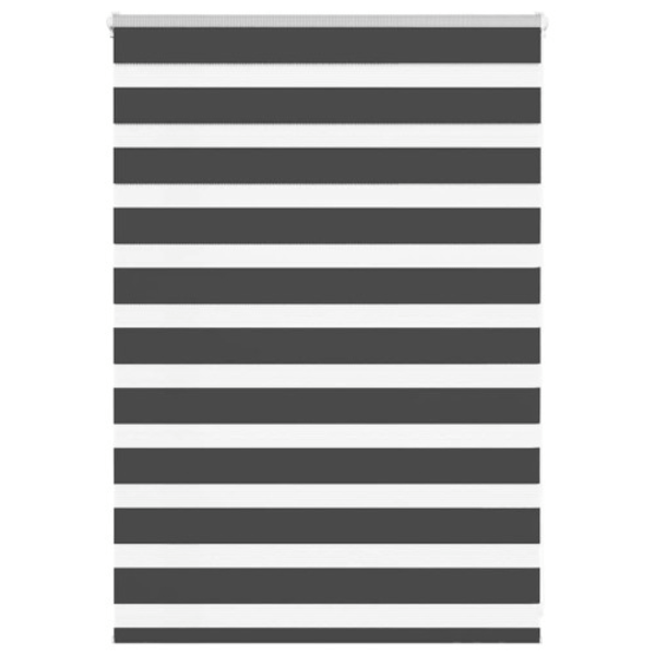 Rullgardin zebra svart 110x100 cm tyg bredd 105,9cm polyester