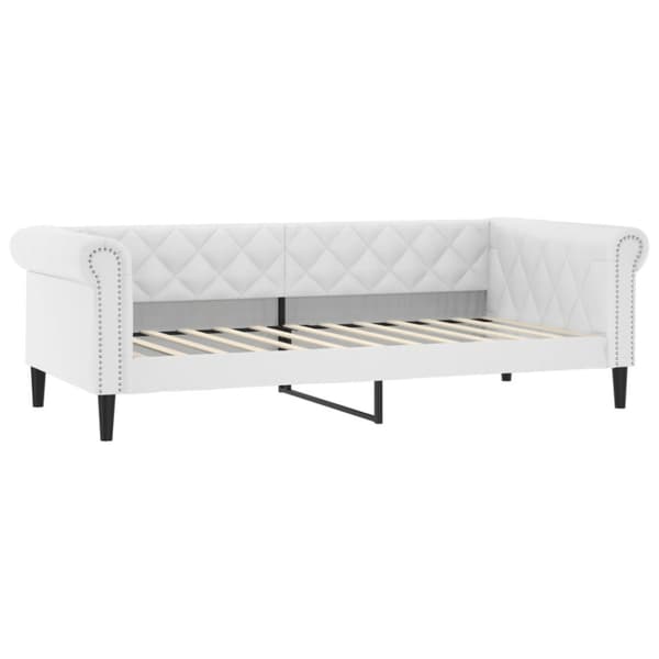 Dagbädd vit 80x200 cm konstläder