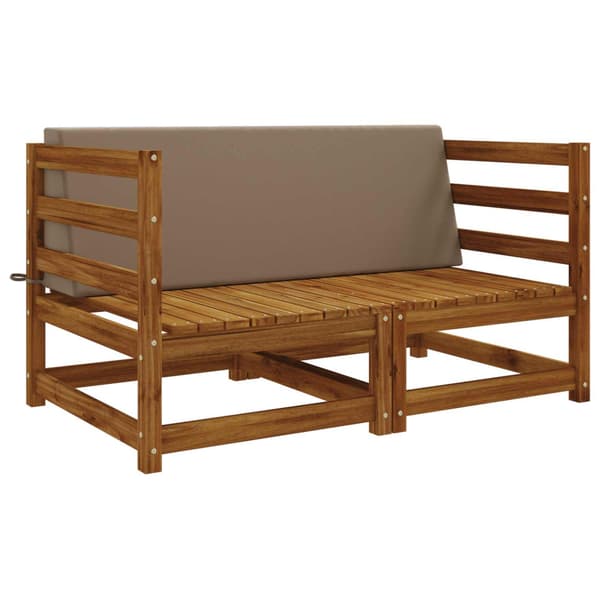 Ryggkudde SOEST 100% Polyester Taupe 120 x 20 x 40 cm