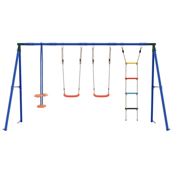 Utegunga set Flerfärgsdesign Stål och PE