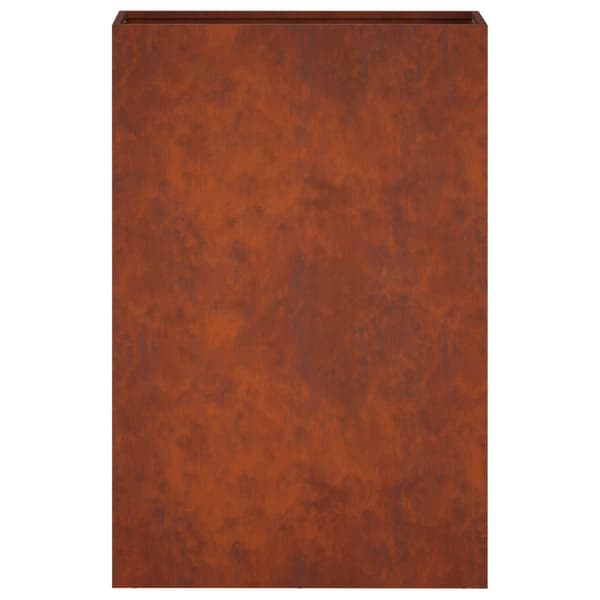 Trädgårdsplanterare 2 st Rostig 50 x 20 x 75 cm