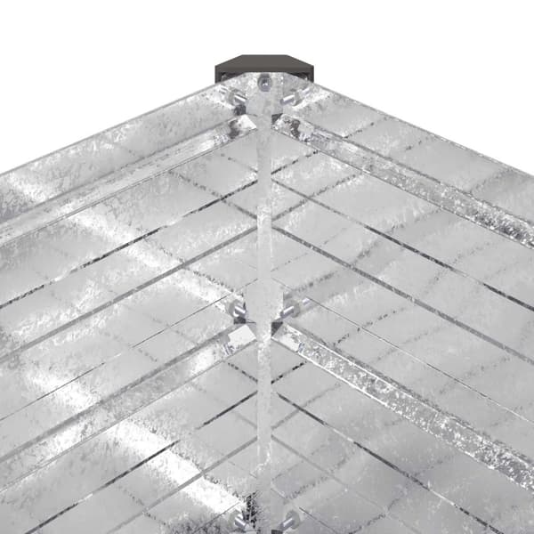 Höjd Trädgårdsbädd Silver 320 x 40 x 55 cm galvaniserad