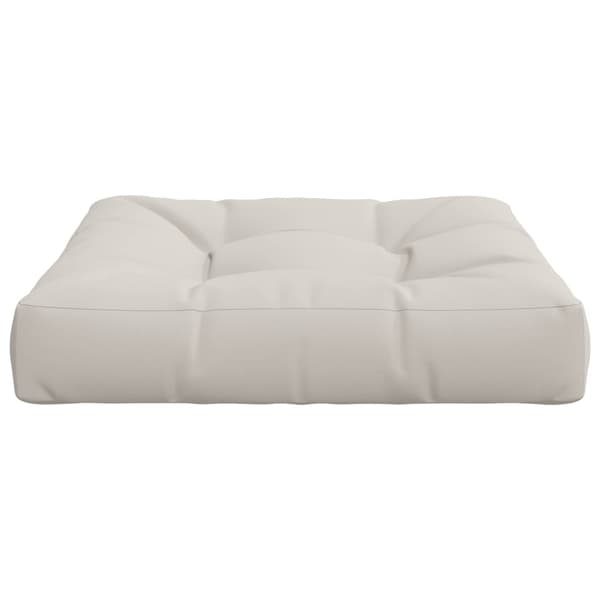 1-delad Sittdyna VIANEN 100% Polyester Vit 60 x 60 x 12 cm
