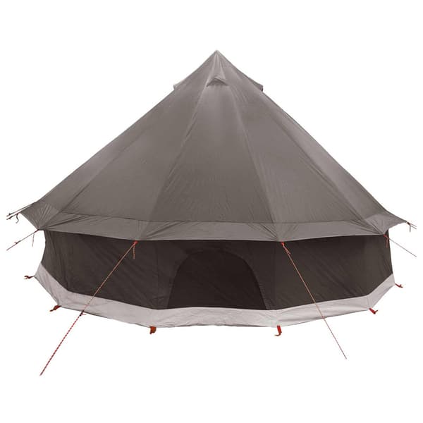 Tipi Tält Brun Grå 300 x 300 x 200 cm Polyester och Stål