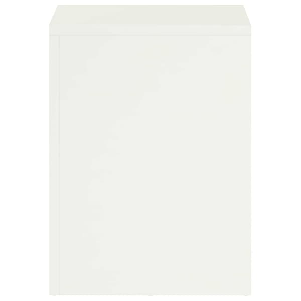 Växtställ 2 pcs Vit 30 x 30 x 40 cm Stål