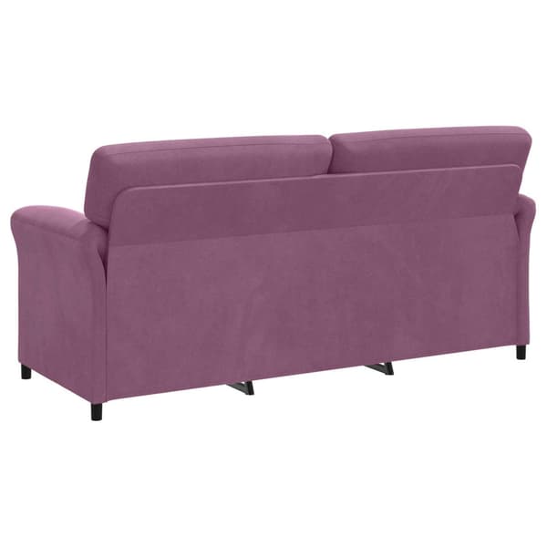 3-Sits soffa Lila 198 x 83 x 95 cm Sammet