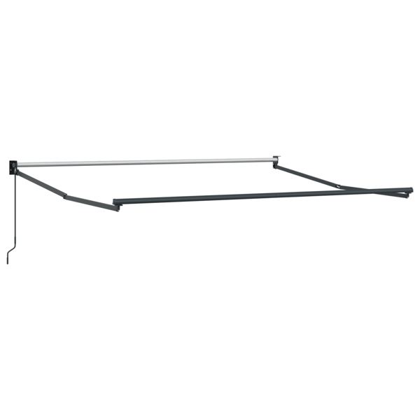 Utfällbar markis Flerfärgsdesign 350 x 250 cm