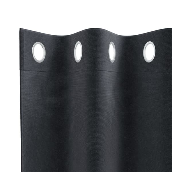 Mörkläggningsgardiner 2 st Mörkgrå 140 x 140 cm Sammet