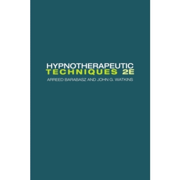 Hypnotherapeutic Techniques (häftad, eng)