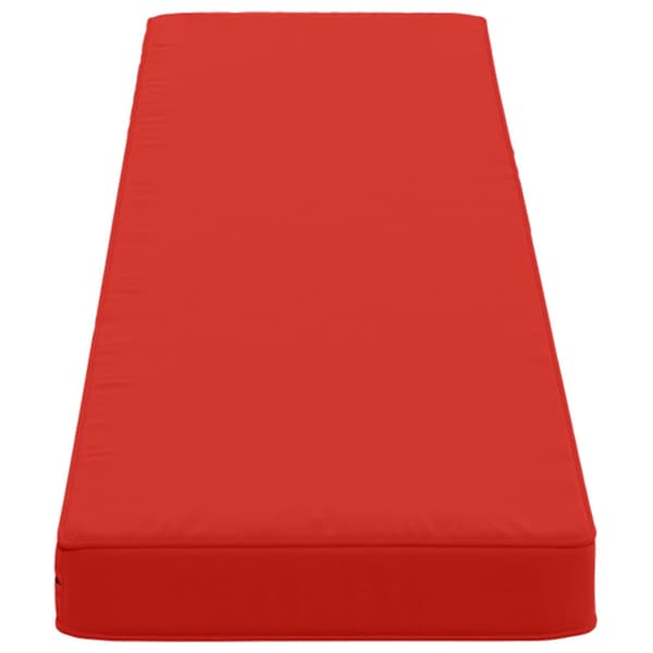 1-delad Bänk Kudde VUGHT 100% Polyester Röd 150 x 30 x 5 cm