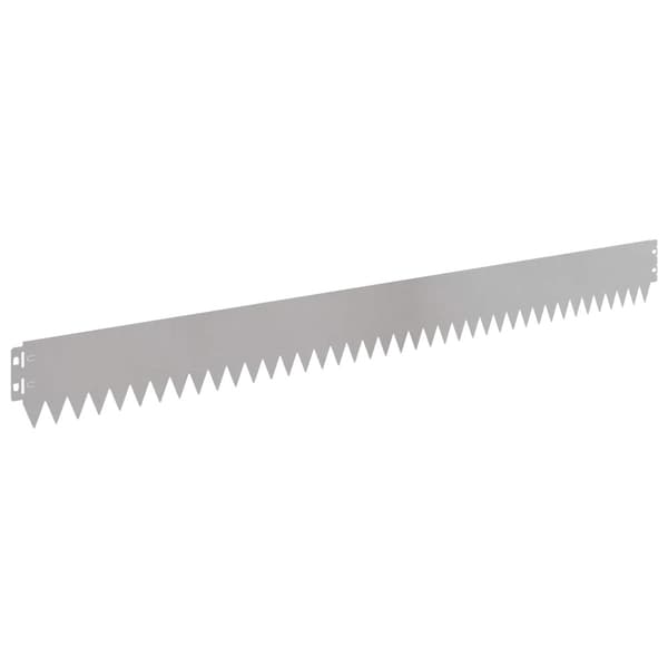 Kant för gräsmatta 10 pcs 103 x 10 cm Stål Silver