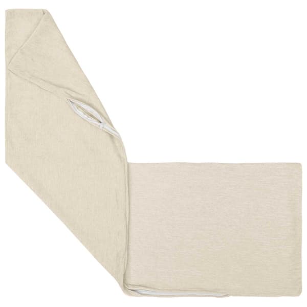Kuddöverdrag 2 st HEERLEN Gräddvit 40 x 145 cm Chenilletyg