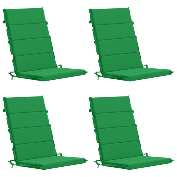 Dyna till stol med hög rygg GEMERT 4 st 100% Polyester Grön