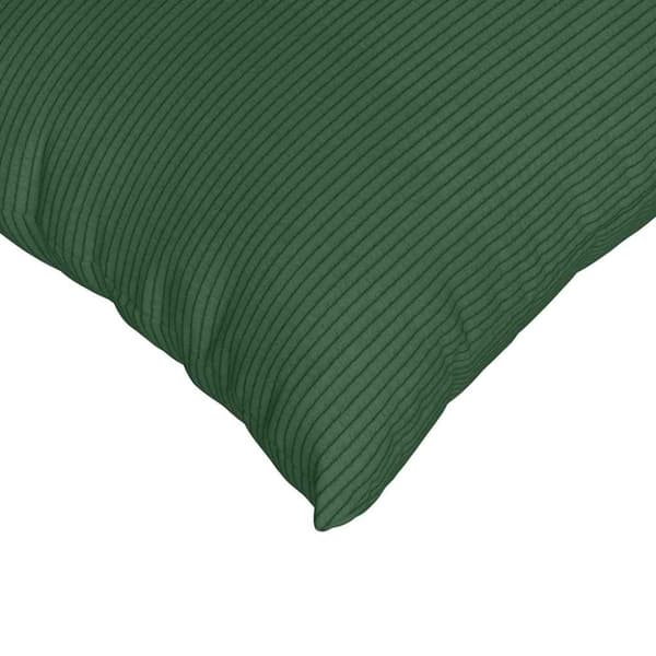 Sofakuddar 2 pcs Mörkgrön 50 x 50 cm Kordread tyg