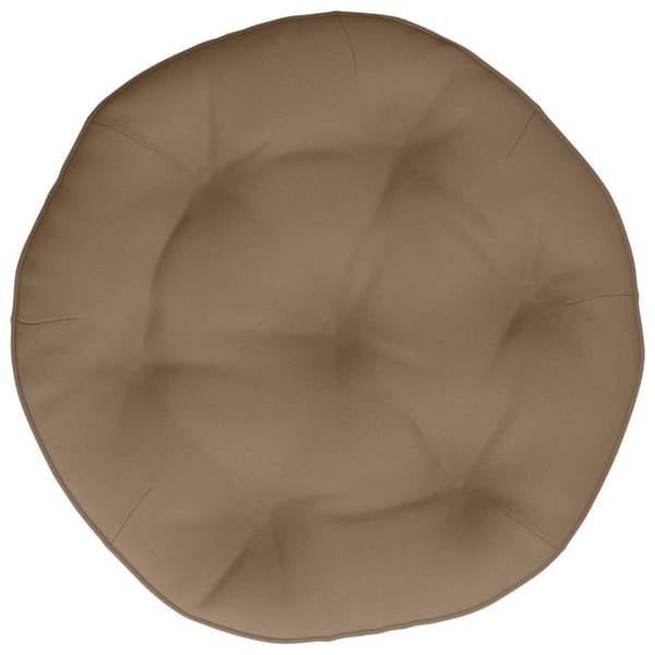 Hängstolskudde VIANEN 100% Polyester Taupe Ø 60 x 10 cm