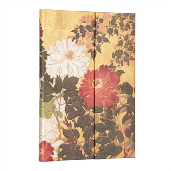 Natsu (Rinpa Florals) Midi Unlined Hardback Journal (Wrap Closure) (inbunden, eng)