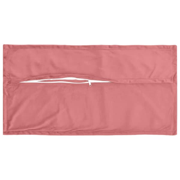 Kudde med kudde HOUTEN 2 st Rosa Sammet