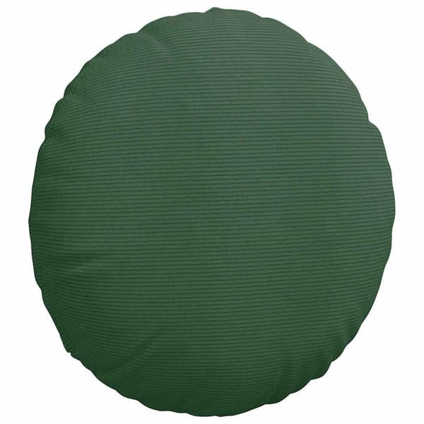 Sittkuddar 2 pcs Mörkgrön Ø60 x 21 cm Kordread tyg