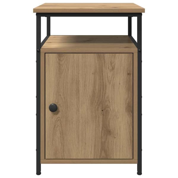 Nattduksbord med låda artisan ek Konstruerat trä