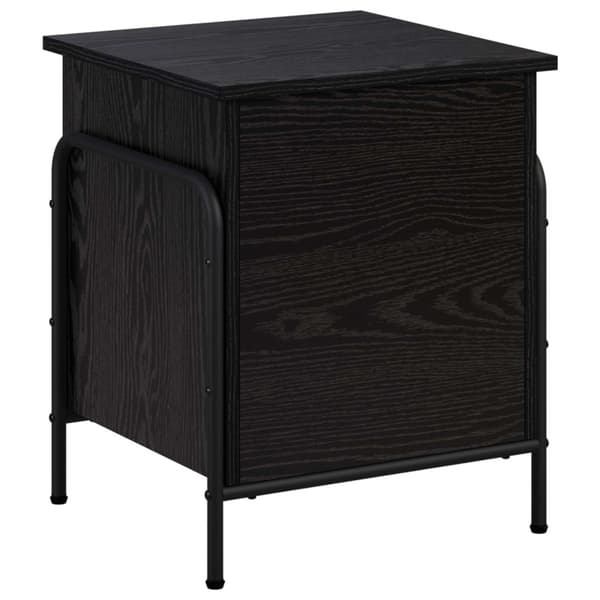 Förvaringslåda Svart ek 80 x 40 x 49,5 cm Konstruerat trä
