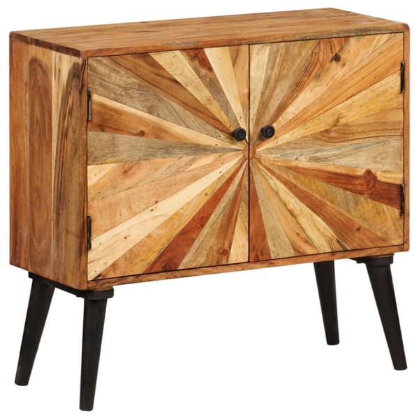 Skänk massivt mangoträ 85x30x75 cm