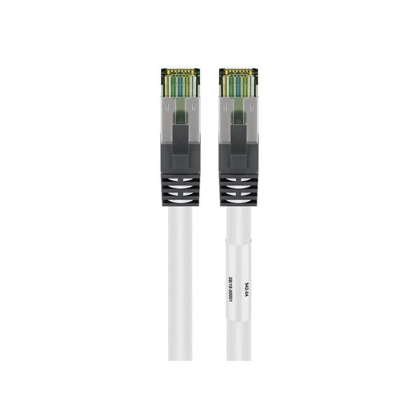 goobay patch-kabel - 7.5 m - vit