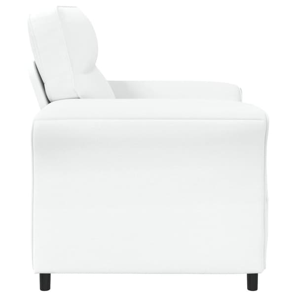 En-sitssoffa Vit 88 x 83 x 95 cm Tyg