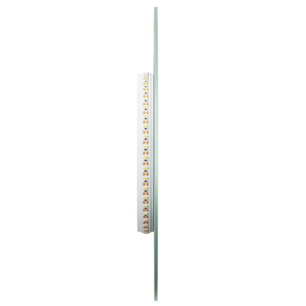 Badrumsspegel LED 60x25 cm oval