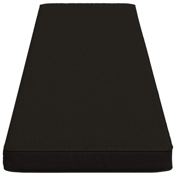 1-delad Bänk Kudde VUGHT 100% Polyester Svart 170 x 40 x 5 cm