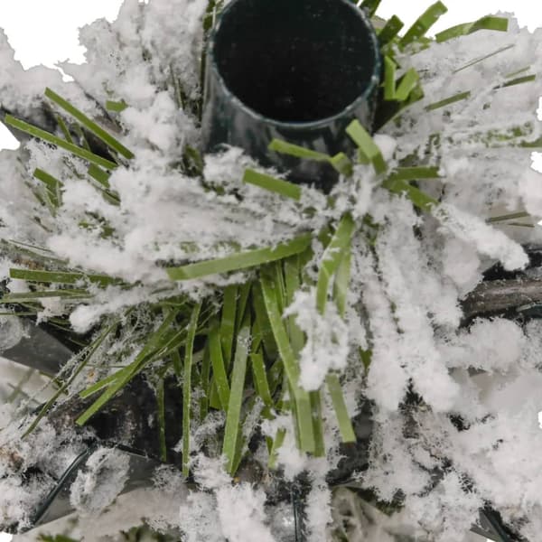 Plastgran med snö gångjärn 240 cm
