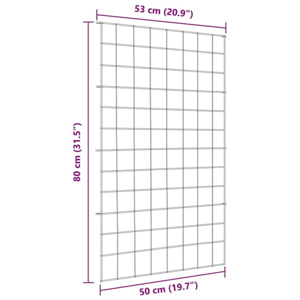 Dammskydd Set 8 pcs Grön 50 x 80 cm Stål