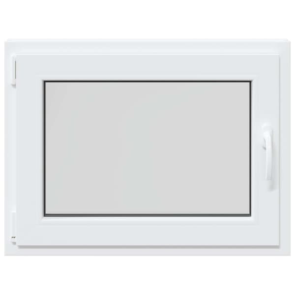 Källarfönster RISOR 80 x 70 cm PVC och glas Vit