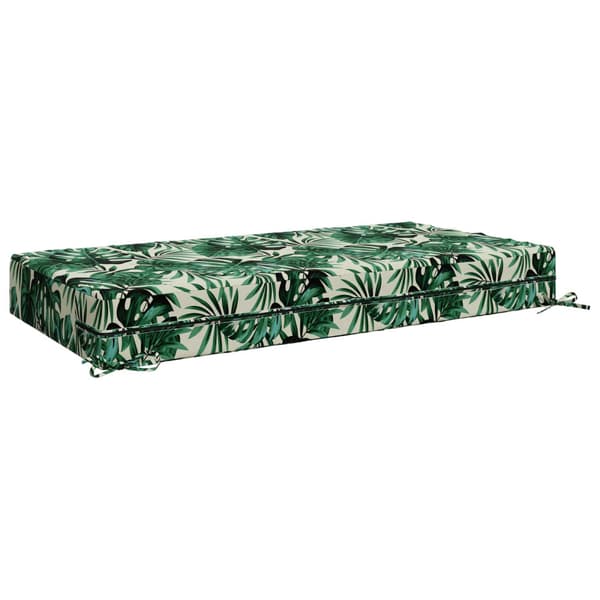 Sittkudde SOEST 100% Polyester Bladmönster 120 x 80 x 15 cm