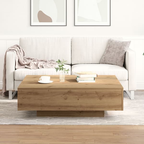Kaffeebord Artisan Ek 100 x 100 x 31 cm