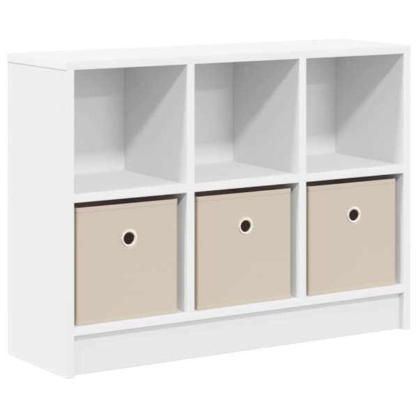Sideboard med låda Vit 73,5 x 22,5 x 53,5 cm