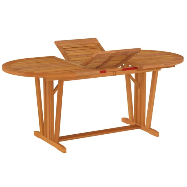 Trädgårdsbord 200x100x75 massivt eukalyptusträ