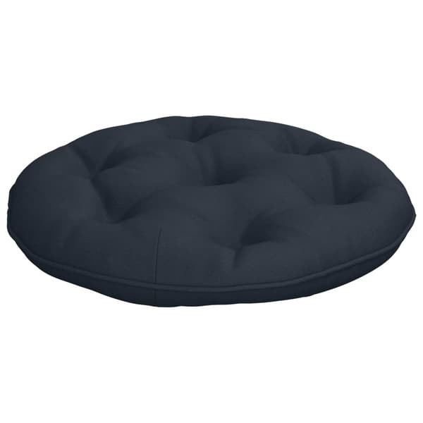 Hängstolskudde VIANEN 100% Polyester Mörkblå Ø 60 x 10 cm