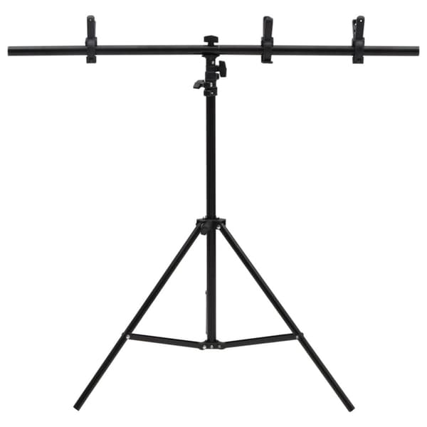 T-stativ svart 91x60x(70-200) cm