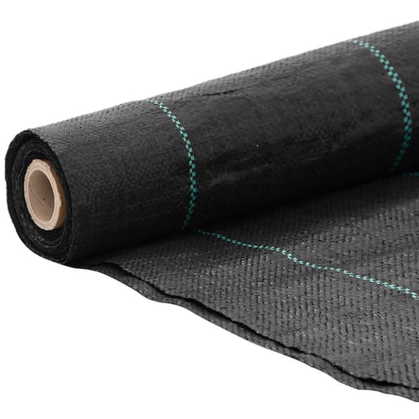 Ogräsmatta svart 4x25 m PP