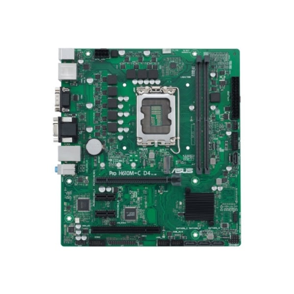 ASUS PRO H610M-C D4-CSM - moderkort - micro ATX - LGA1700-uttag - H610