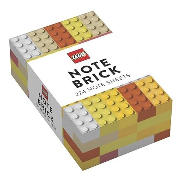 Lego Note Brick (Yellow-Orange)