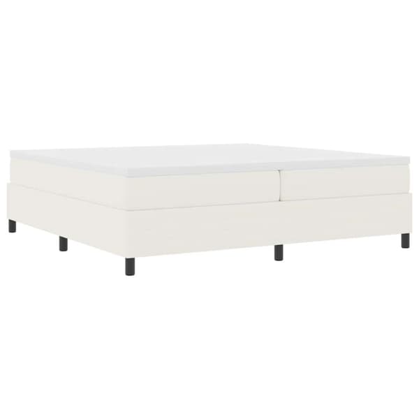 Bäddfjäder Grädde och vit 200 x 200 cm Kordread tyg