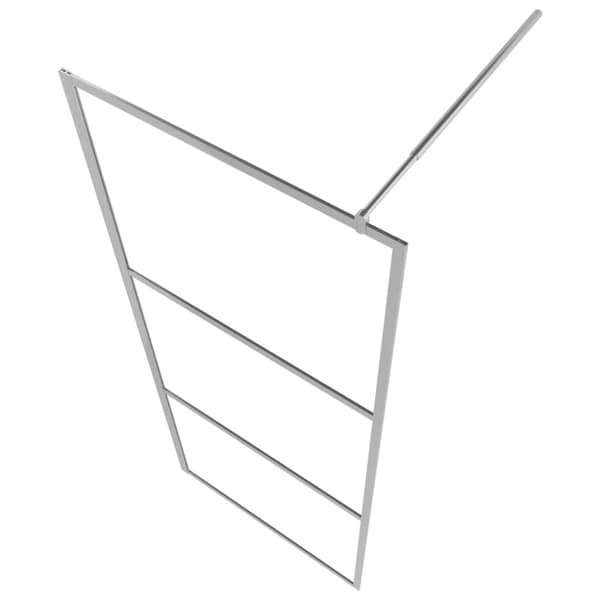 Duschvägg med helfrostat ESG-glas 80x195 cm